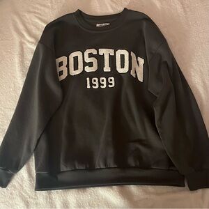 Grey Boston crew neck